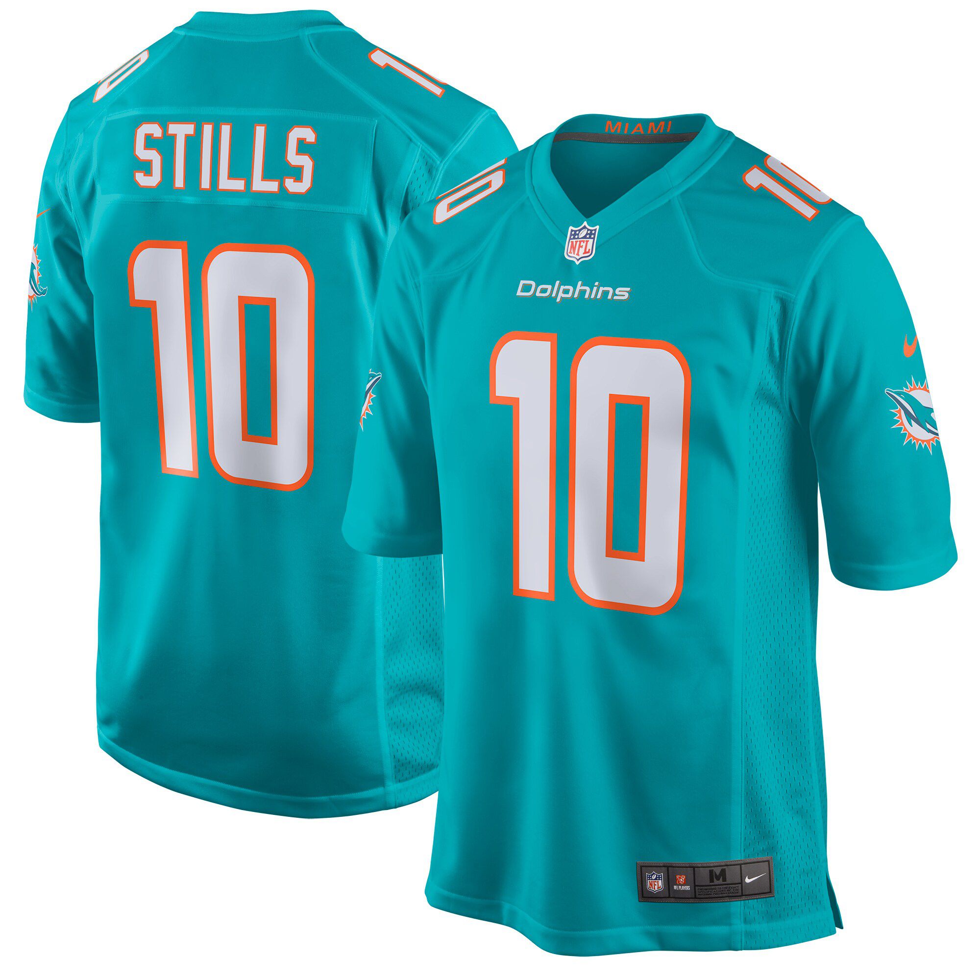 Men Miami Dolphins #10 Kenny Stills Nike Green Game Player NFL Jersey